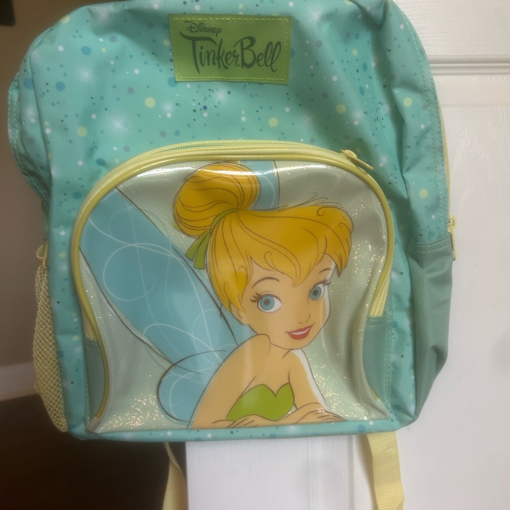 Disney Tinker Bell Mint Green Backpack